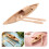 Canoë En Bois Décor Miniature Paisible Pour 6