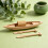 Canoë En Bois Décor Miniature Paisible Pour 8