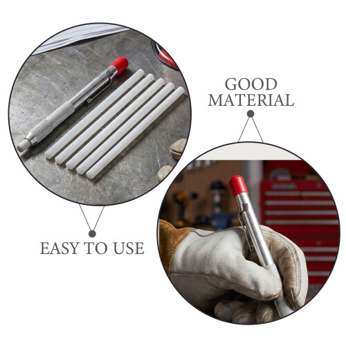 1Ensemble Crayon De Repérage Métal Alu Pierre À Effaçable DIY