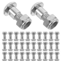 20Pcs Silver Garden Pruner Screws for Hand Tool Maintenance and Repair
