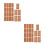 Portable Chocolate Multipurpose Writable Labels for Containers 1
