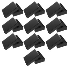 10Pièces Étui De Noir Absorbant Chocs En Carton Et Mousse