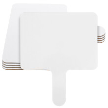 5St Dubbelzijdige Whiteboard Paddles Wit Hout - Draagbare Scoreborden