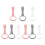 9Pcs Durable Baby Playpen Pull Up Rings Plastic Handles for Safe Grip 1