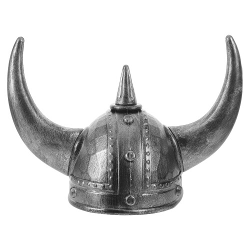 Silver Costume Plastic Horned Headwear for Festivals