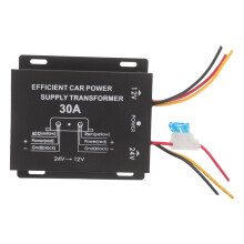 Portable Black Car Voltage Regulator Step Down Transformer Module