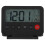 Black Compact Travel Clock Plastic Digital Flip Down Alarm 1