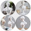 White Resin Woman Bust Statue Decoration 3