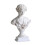 White Resin Woman Bust Statue Decoration 5