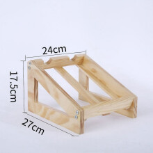 Tisch-Weinregal aus Holz, 31 x 27 x 17,5 cm