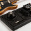 Pédale Footswitch Guitare Bouton Unique Caoutchouc Noir Solide 8