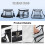 Διαφανής τσάντα φαγητού από PVC 26x23x19cm με ρυθμιζόμενο λουράκι 3