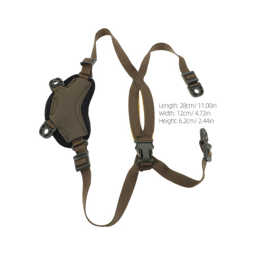 1Sangle De Casque Olive Vert Nylon Réglable Boucle Antidérapante 1