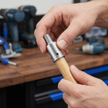 1Set Metalen Schroefdraad Adapter Voor Schoonmaakstokken