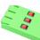 2Pièces Laser Triple Faisceau Vert Compact, Outil Expériences Physique 4