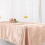 60 x 102 in Satin Rectangular Tablecloth 5