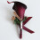 Red Silk Wedding Corsage for Groom or Bride 3