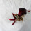 Red Silk Wedding Corsage for Groom or Bride 5