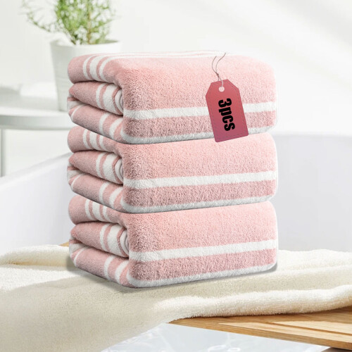 Bath Towel Set Luxury Soft Absorbent 3-Piece 1