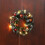 Christmas wreath with LED lights battery powered 4