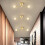 Eastin Dimmable Brass Wall Sconce 2-Light 4