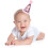 1st Birthday Party Hat Headband for Babies 2
