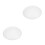 2Pcs White Circular Ceiling Lamp Shade Easy Bulb Replace Cover 5