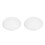 2Pcs White Circular Ceiling Lamp Shade Easy Bulb Replace Cover 6