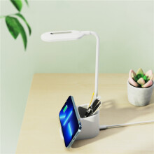 Luminária de mesa inteligente LED com carregamento sem fio de 15 W