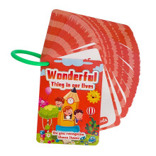 50 Blatt Englisch-Vokabular-Lernkarten für Kinder, die