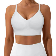 Low Back Bras for Women Backless Straps Low Cut Push-White XL