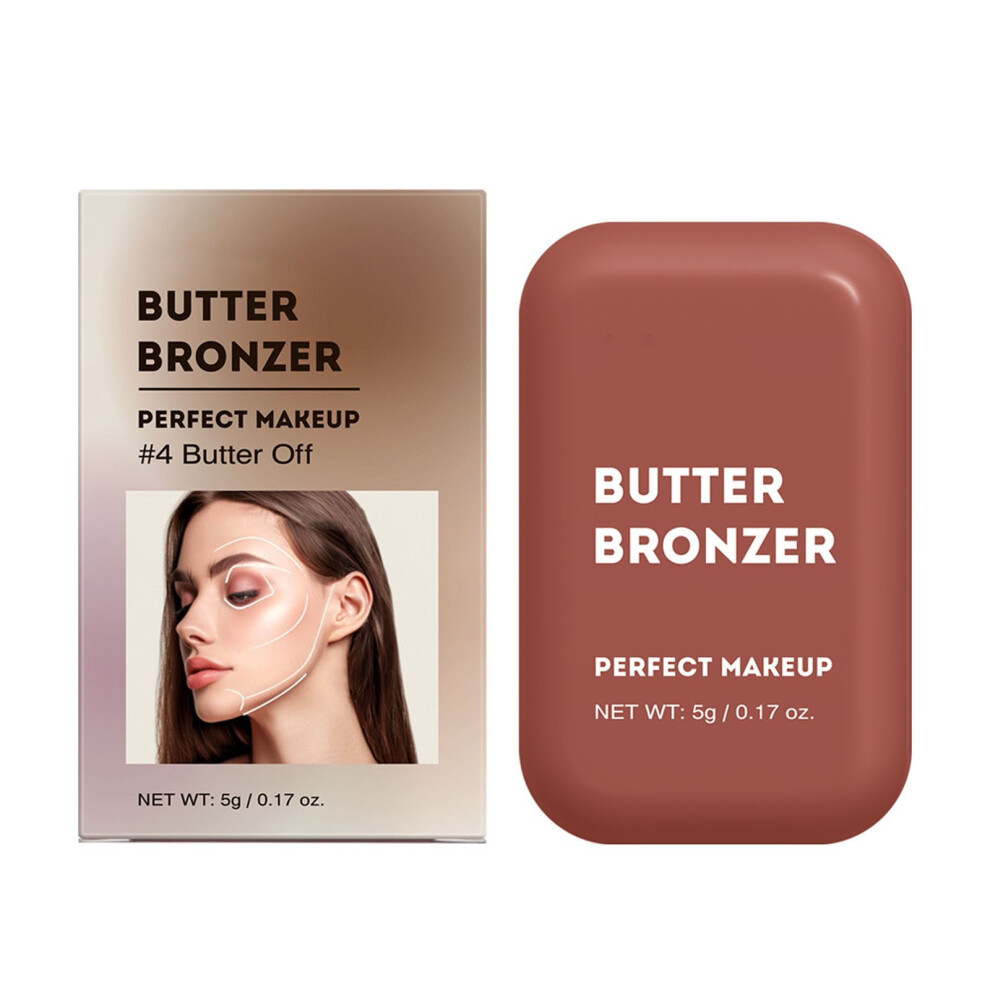 (D) Beauty Tricolor Relief Rose  Three-dimensional Carved Pearl Light Shape High Gloss Powder Blusher Integrated 5g