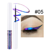 (E) Optical Discoloration Eyeliner Liquid, Light Changing Color Stage Makeup Thin Pearlescent Eyeliner Liquid 3ml
