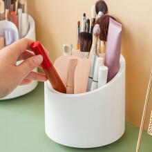 360 roterende makeupbørsteholder – klar og vandtæt