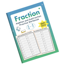 Mathe-Übungsbuch zum Üben von-Addieren und Subtrahieren