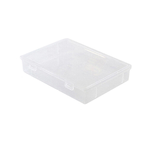 Clear Plastic A4 File Case Paper Holders Desk Storage-small