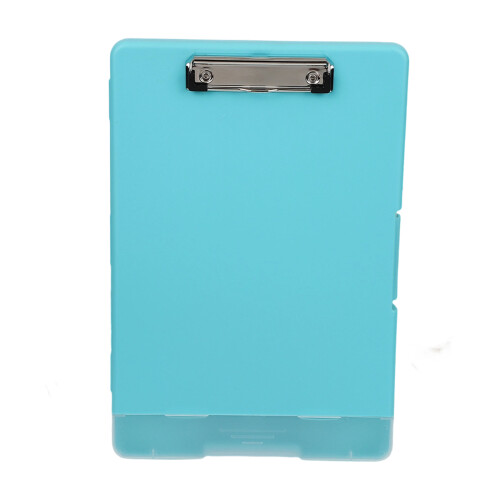 Portable Plastic Conference Clipboard with File-mint green
