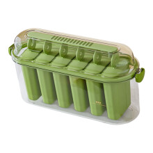 Ice Cream Tray 6 Sections Portable Size Fit Most Freezers-Green