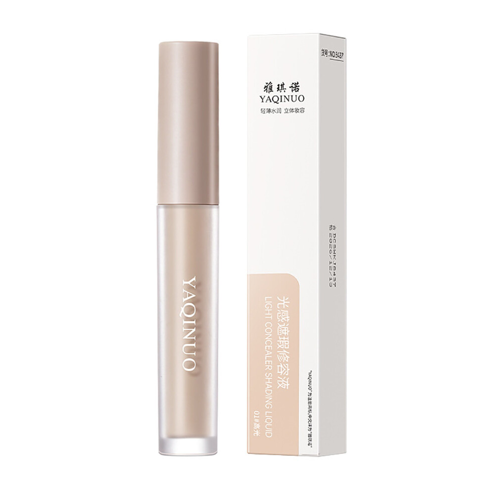 White (White) Yaqinuo Face Repair Liquid Nose Brightening Lacrimal Highlight Shadowe Concealer Liquid Pen Female Decoration 3.5G