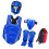 Équipement de Sparring professionnel-Ensemble bleu cinq pièces S 1