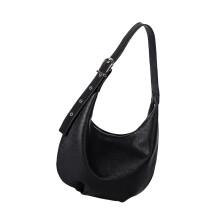 Small Purse Clutches for Women,Lovely Hobos Crescents Bag-Black