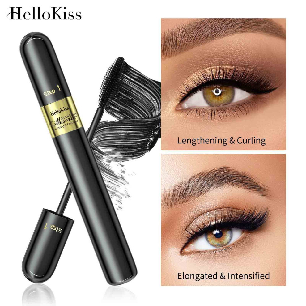 (Black) Color Mascara Is Not Female Curling And Lengthening Encryption Styling Liquid 3ml