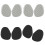 4 Paar High Heel Insert-schwarzes graues Betriebssystem 1