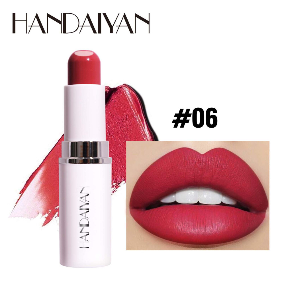 (F) Two In One Lipstick Matte Moisturizing 8-color Sandwich Lipstick, 5.5g
