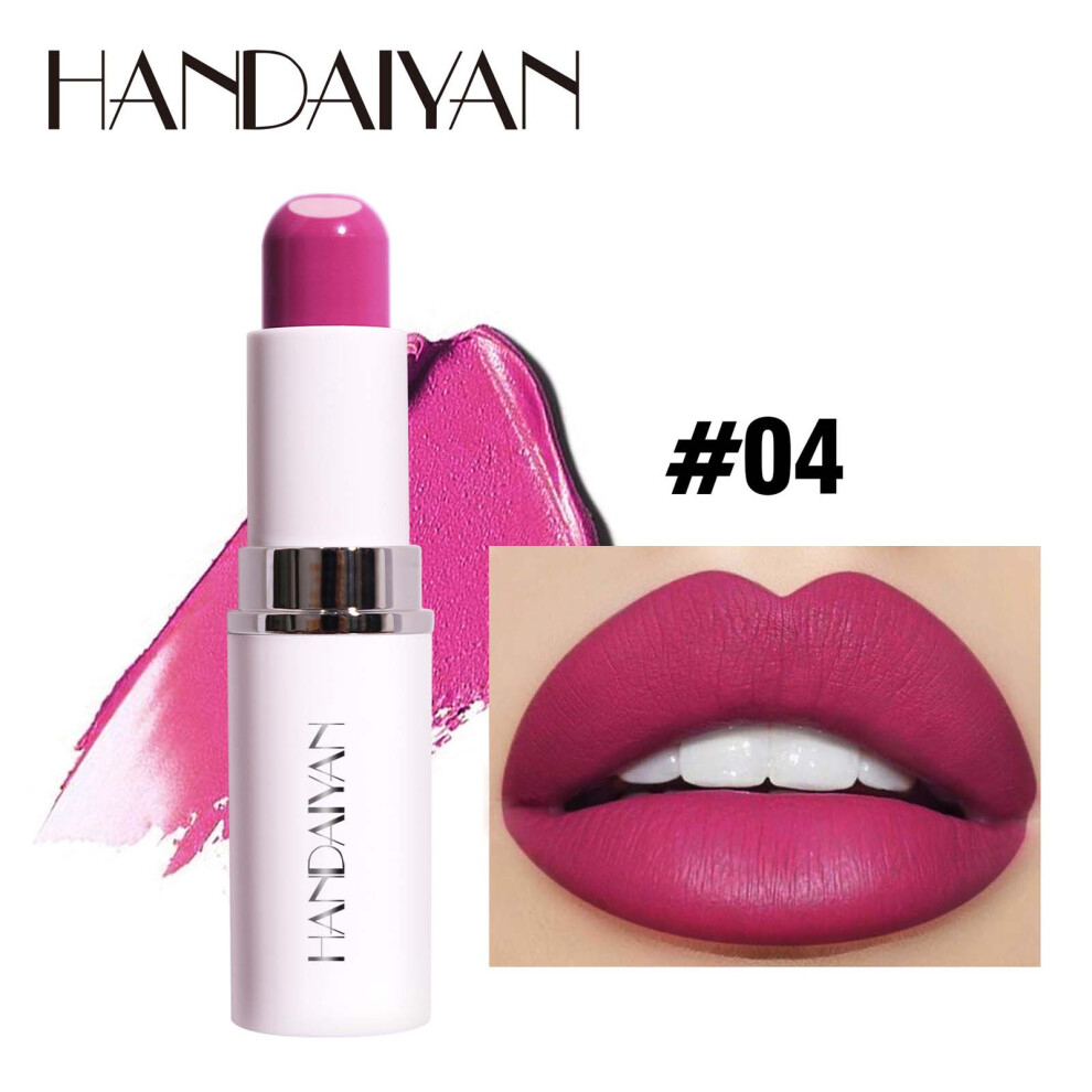 (D) Two In One Lipstick Matte Moisturizing 8-color Sandwich Lipstick, 5.5g