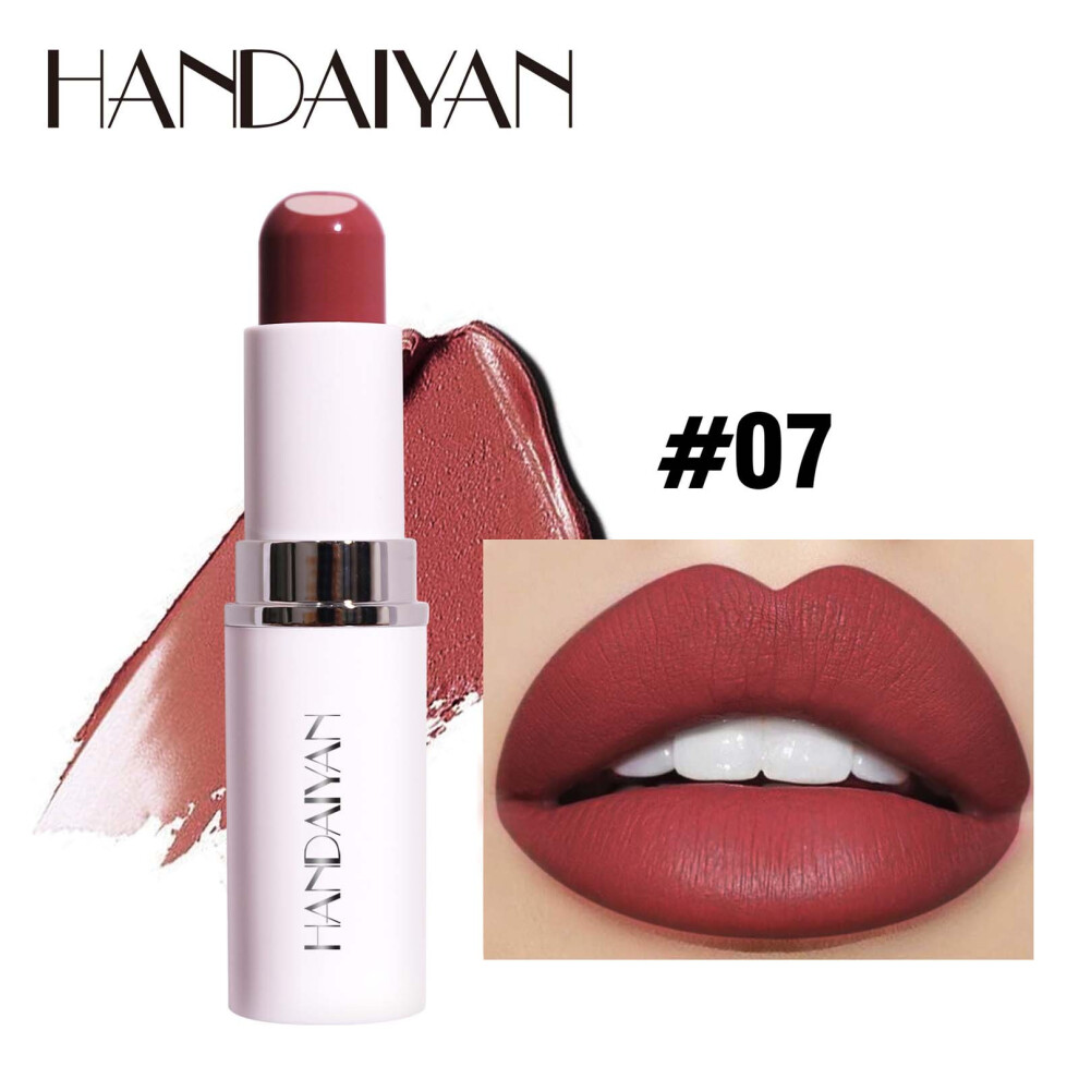 (G) Two In One Lipstick Matte Moisturizing 8-color Sandwich Lipstick, 5.5g