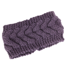 Zachte, elastische, warme kabelgebreide oorwarmer voor dames, niet gemakkelijk te vervormen. Geribbelde gebreide hoofdband.