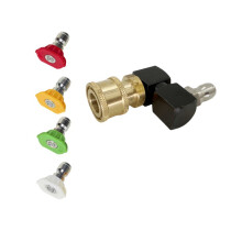Corrosion Resistant High Pressure Washer 1/4Inch-copper Black