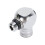 Tauch-LP-Adapter 360-Rotation, Messing verchromt 1