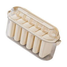 Creative DIY Ice Cream Mould Set 6 Pocket Great For-Beige